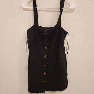 (Never Wore) C/meo Collective Black Button Up Dress (Retail $278) Size M